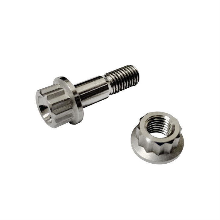 Titanium 12 Points Flange Nut
