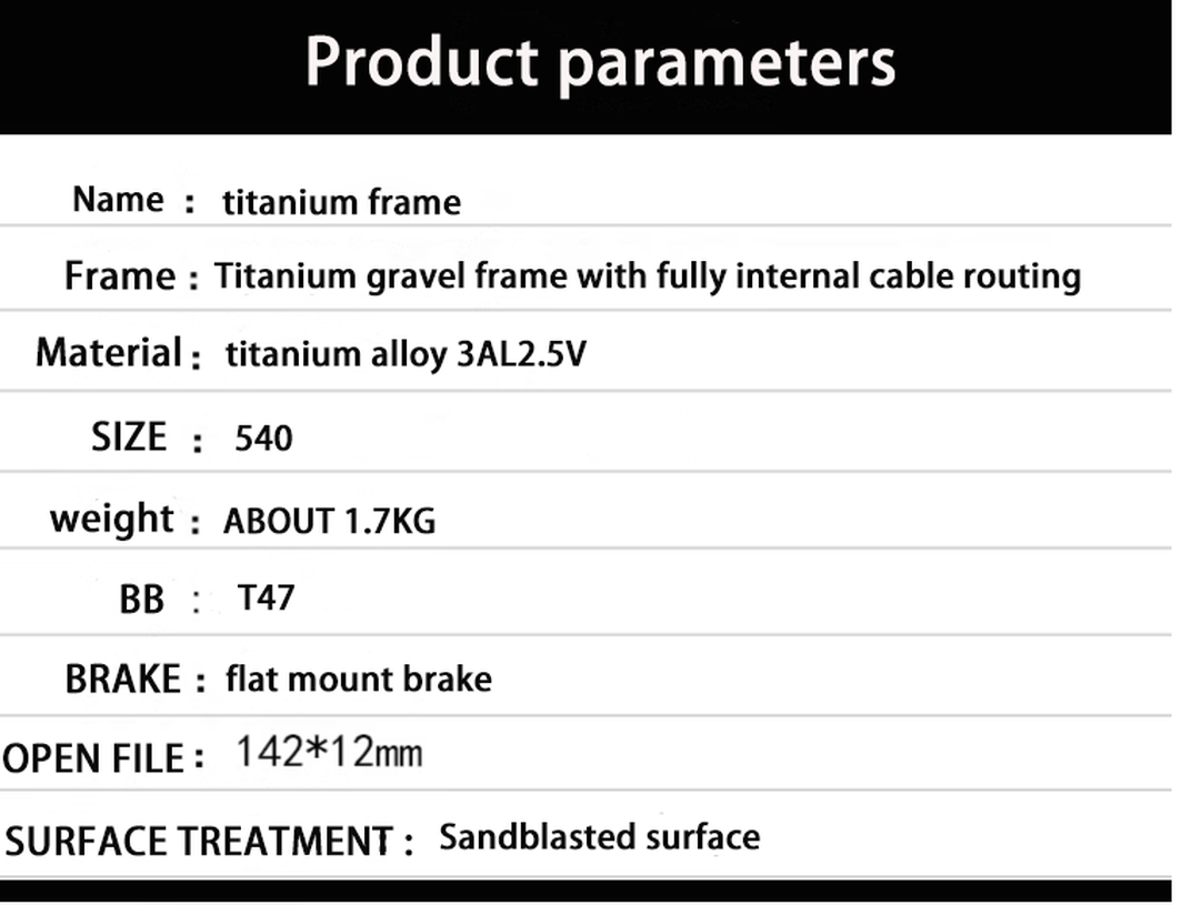 MTB Bike titanium frame detail MTB Bike titanium frame detail