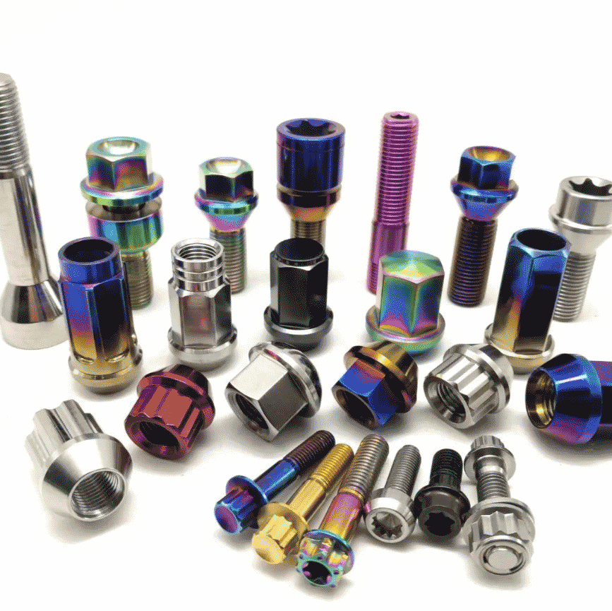 M4 titanium flange nuts for motorcycle bike and industry M4 titanium flange nuts for motorcycle bike and industry