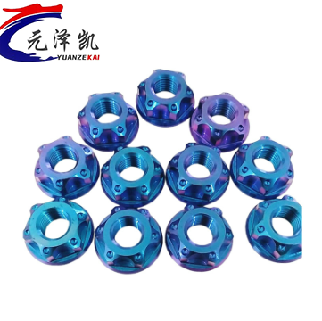 M4 titanium flangemøtrikker til industrien